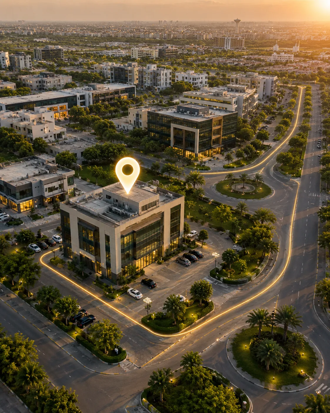 AR Traders office location in Bahria Town Lahore